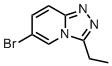6-Bromo-3-ethyl-[1，2，4]triazolo[4，3-a]pyridine